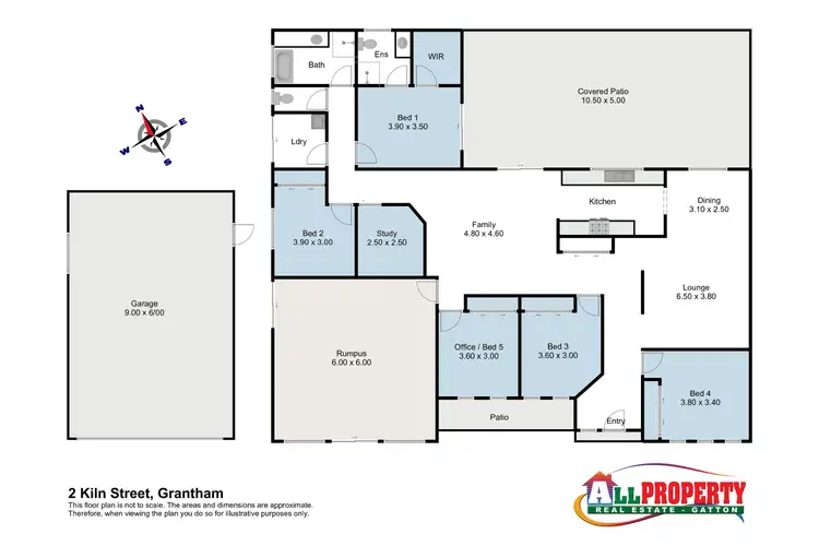 Floorplan of Homely house listing, 2 Kiln Street, Grantham QLD 4347