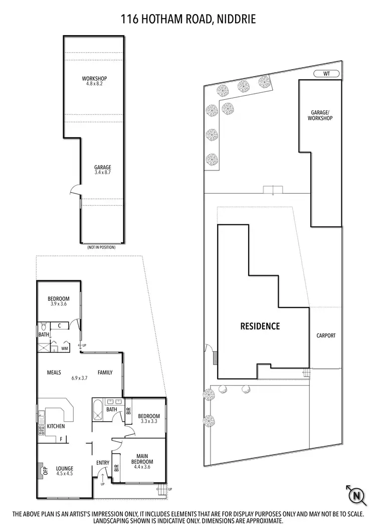 Floorplan of Homely house listing, 116 Hotham Road, Niddrie VIC 3042