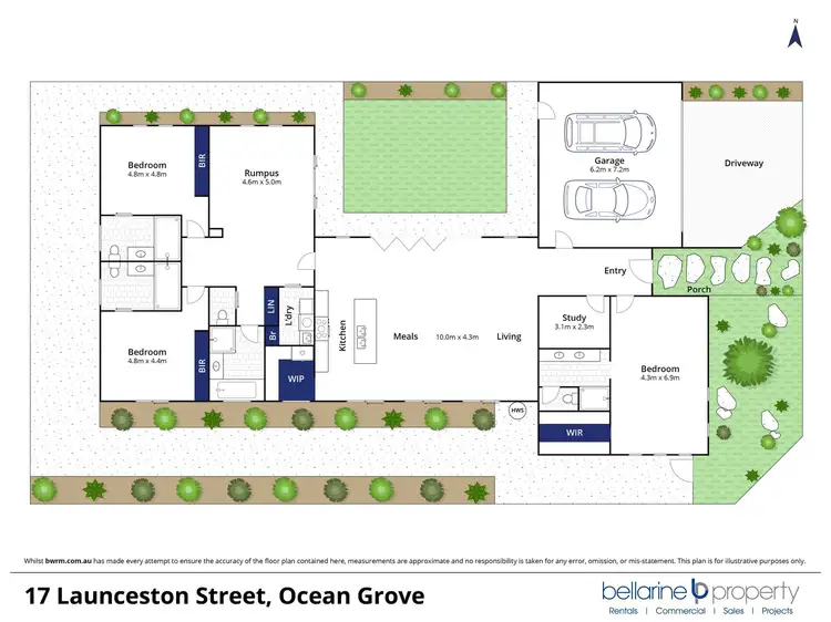 Floorplan of Homely house listing, 17 Launceston Street, Ocean Grove VIC 3226