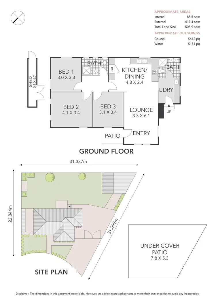 Floorplan of Homely house listing, 3 Josselyn Place, Concord NSW 2137