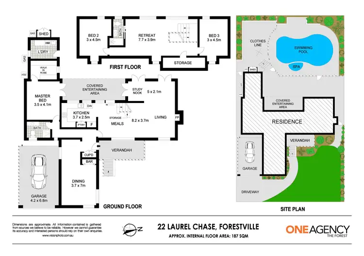 Floorplan of Homely house listing, 22 Laurel Chase, Forestville NSW 2087