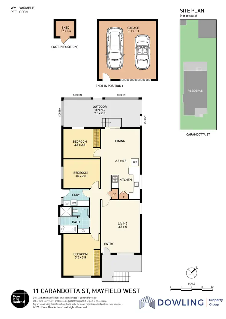 Floorplan of Homely house listing, 11 Carandotta Street, Mayfield West NSW 2304