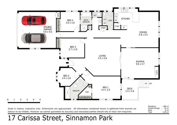 Floorplan of Homely house listing, 17 Carissa Street, Sinnamon Park QLD 4073