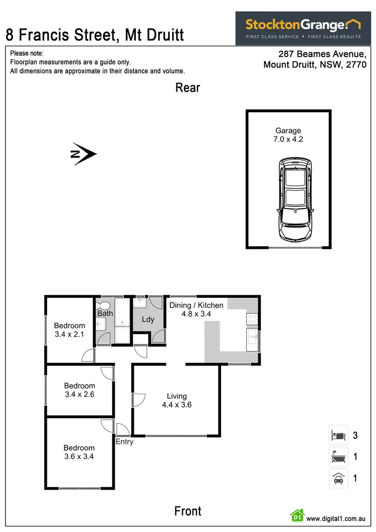 Floorplan of Homely house listing, 8 Francis Street, Mount Druitt NSW 2770