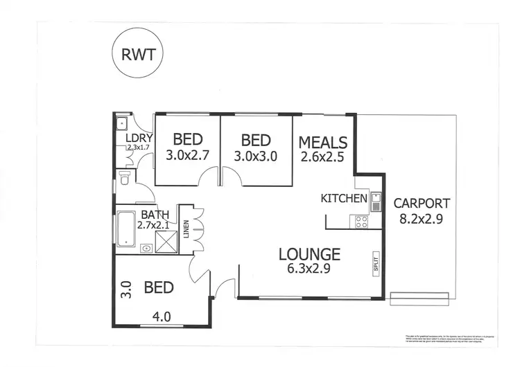 Floorplan of Homely house listing, 1/77a Eleanor Terrace, Murray Bridge SA 5253