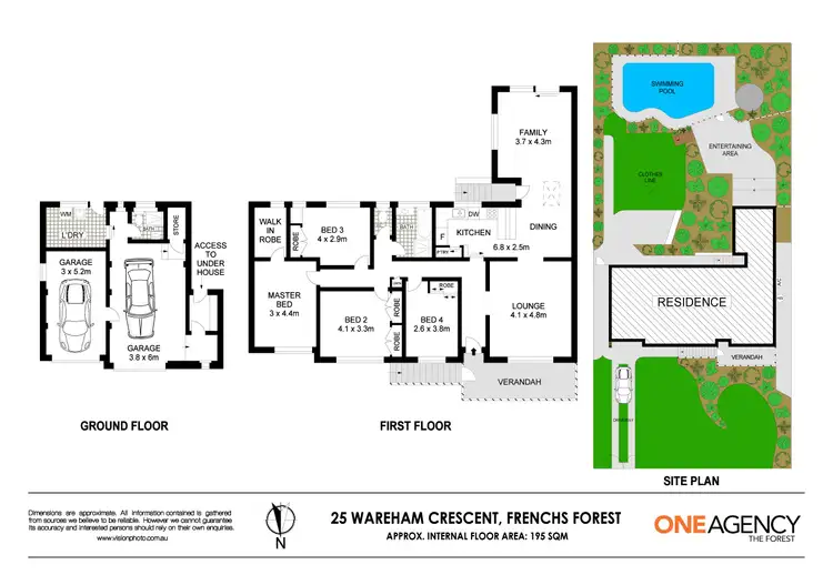 Floorplan of Homely house listing, 25 Wareham Crescent, Frenchs Forest NSW 2086