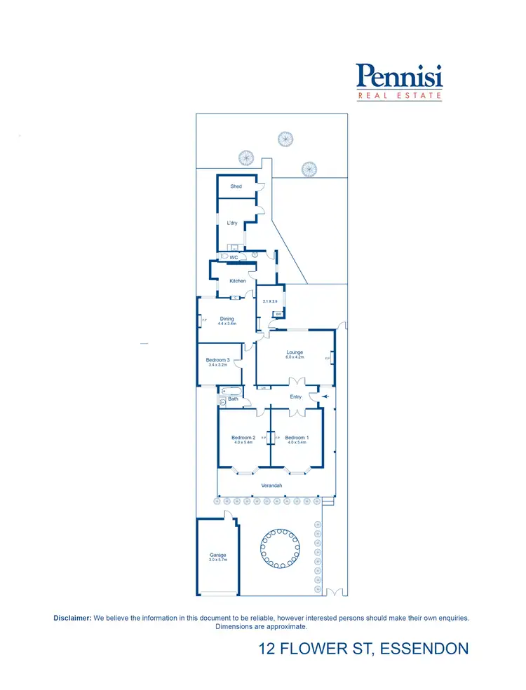 Floorplan of Homely house listing, 12 Flower Street, Essendon VIC 3040