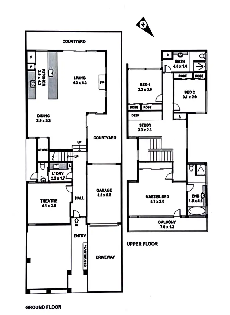 Floorplan of Homely house listing, 57 Monmouth Street, Mount Lawley WA 6050