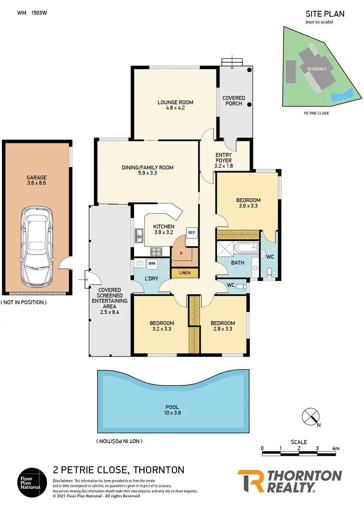 Floorplan of Homely house listing, 2 Petrie Close, Thornton NSW 2322