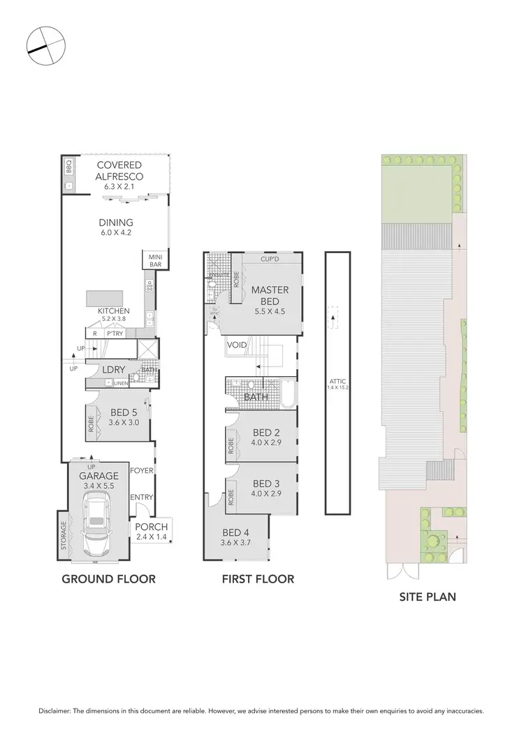 Floorplan of Homely semi-detached listing, 319 Queen Street, Concord West NSW 2138