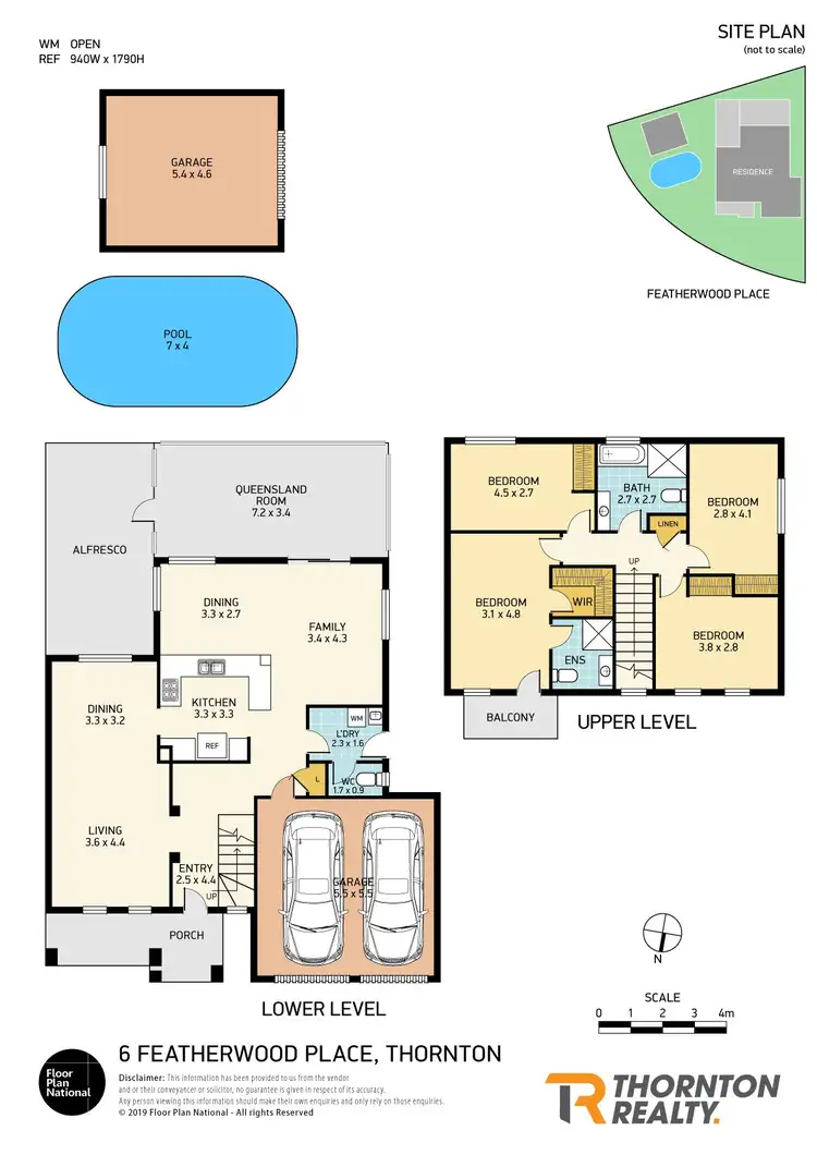 Floorplan of Homely house listing, 6 Featherwood Place, Thornton NSW 2322