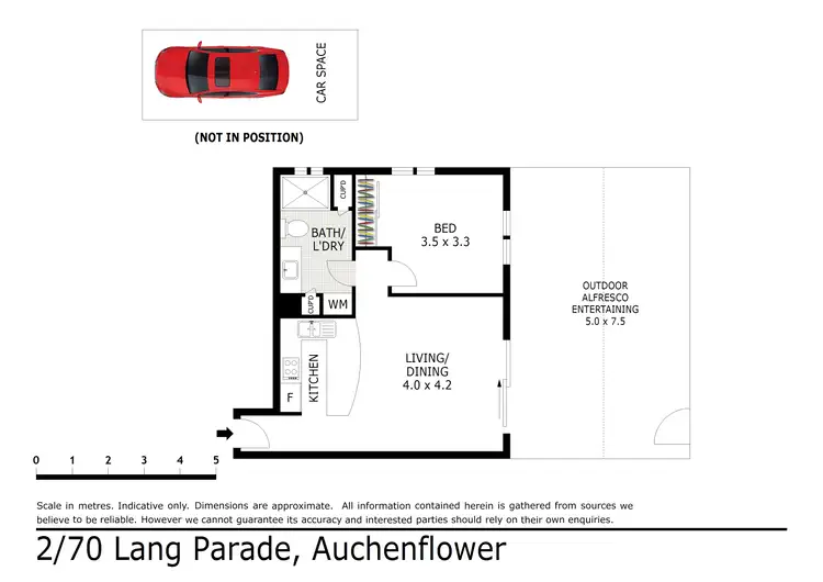 Floorplan of Homely apartment listing, 2/70 Lang Parade, Auchenflower QLD 4066
