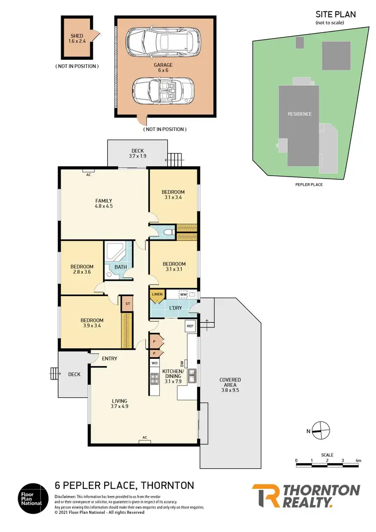 Floorplan of Homely house listing, 6 Pepler Place, Thornton NSW 2322