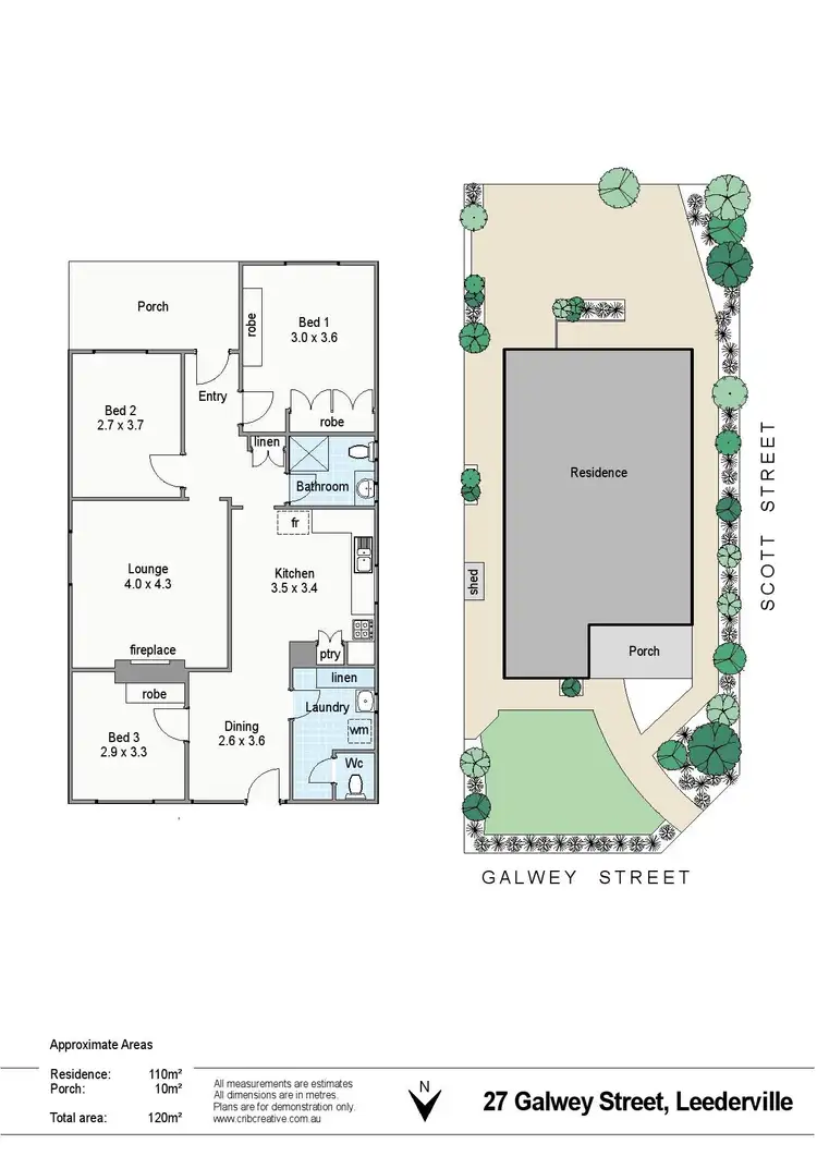 Floorplan of Homely house listing, 27 Galwey Street, Leederville WA 6007
