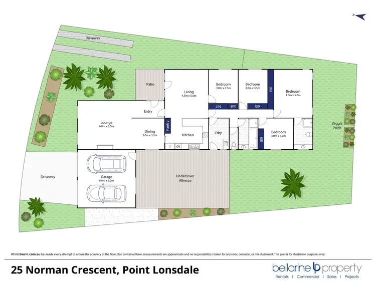 Floorplan of Homely house listing, 25 Norman Crescent, Point Lonsdale VIC 3225