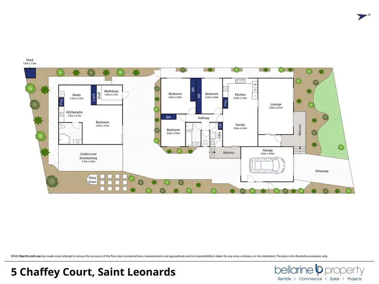 Floorplan of Homely house listing, 5 Chaffey Court, St Leonards VIC 3223