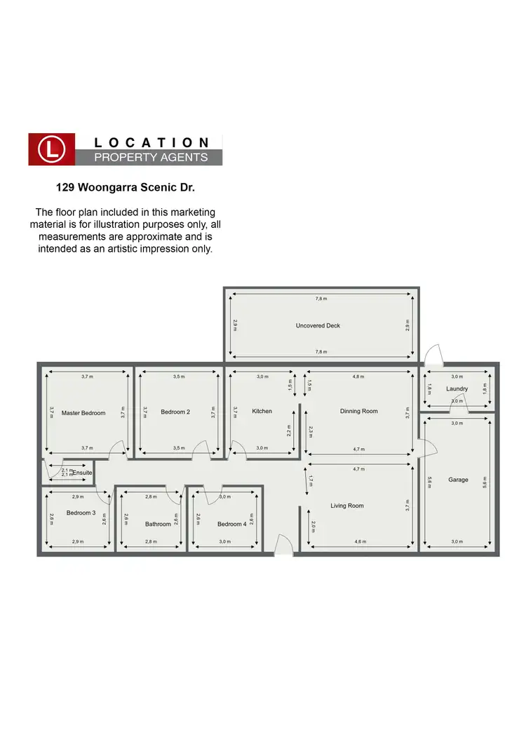 Floorplan of Homely house listing, 129 Woongarra Scenic Drive, Bargara QLD 4670