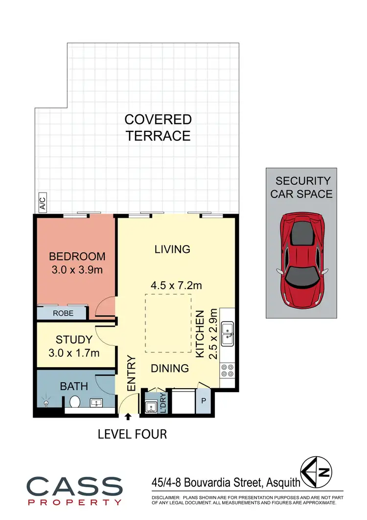 Floorplan of Homely apartment listing, 45/4-8 Bouvardia St, Asquith NSW 2077