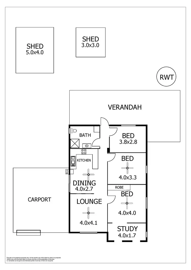 Floorplan of Homely house listing, 34 Ida Street, Murray Bridge SA 5253