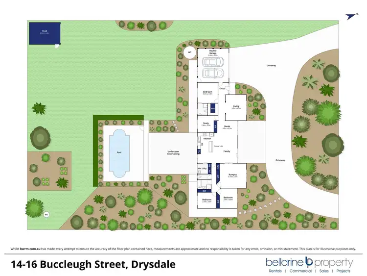 Floorplan of Homely house listing, 14-16 Buccleugh Street, Drysdale VIC 3222