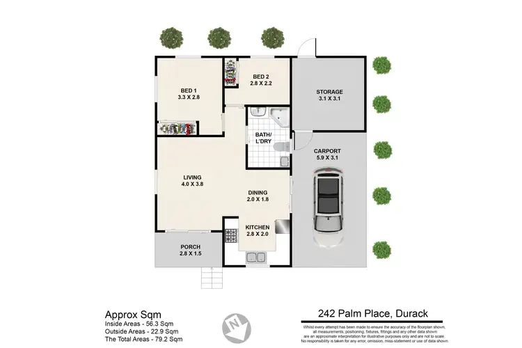 Floorplan of Homely house listing, 242/758 Blunder Road, Durack QLD 4077