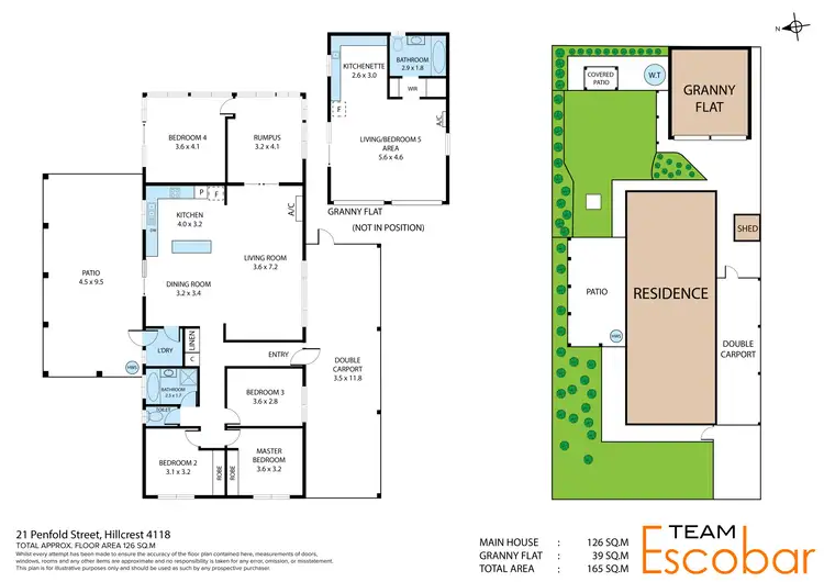 Floorplan of Homely house listing, 21 Penfold Street, Hillcrest QLD 4118