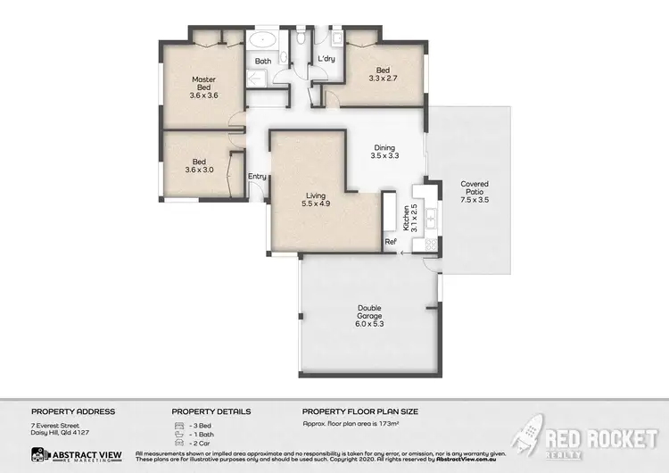 Floorplan of Homely house listing, 7 Everest Street, Daisy Hill QLD 4127