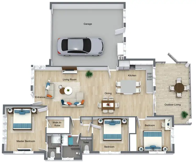 Floorplan of Homely house listing, 10 Helsdon Close, Clifton Beach QLD 4879
