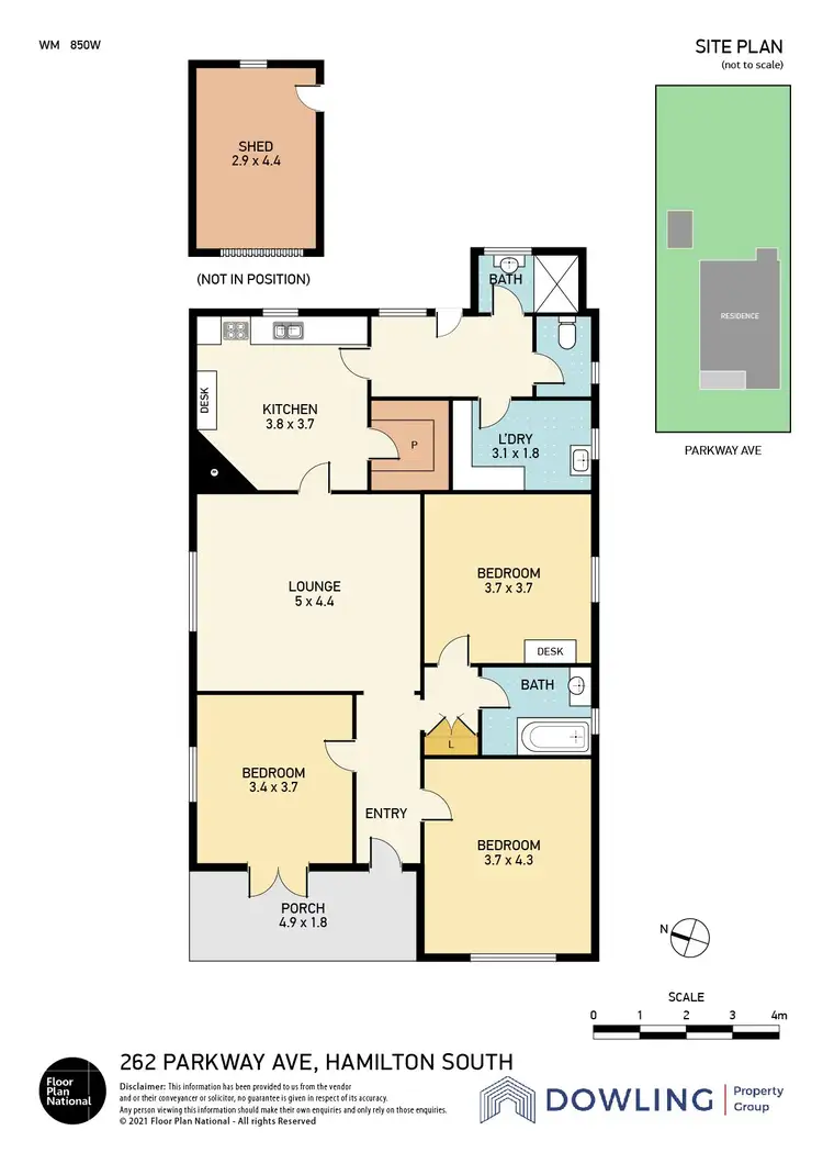 Floorplan of Homely house listing, 262 Parkway Avenue, Hamilton East NSW 2303