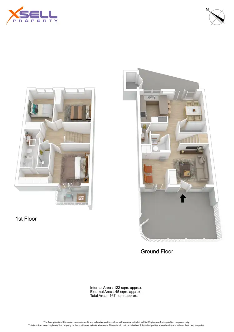 Floorplan of Homely house listing, 4/212 Kensington Road, Marryatville SA 5068