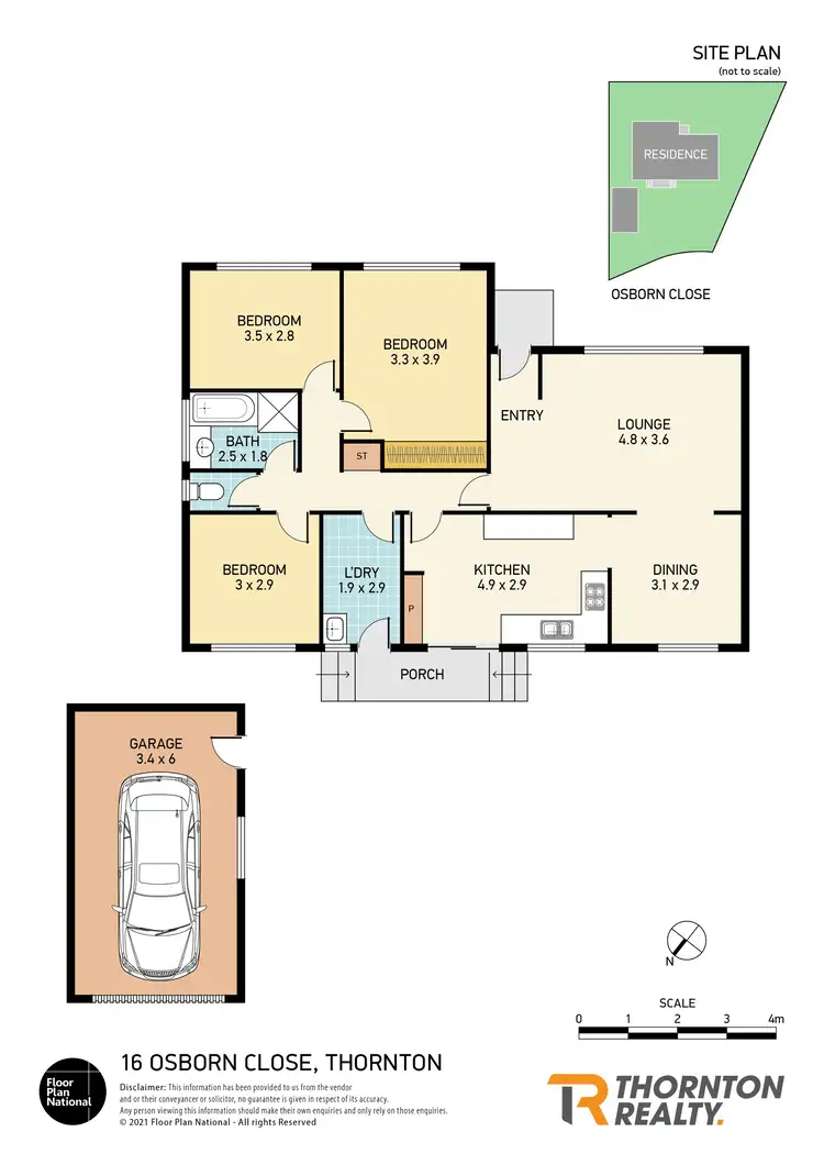 Floorplan of Homely house listing, 16 Osborn Close, Thornton NSW 2322