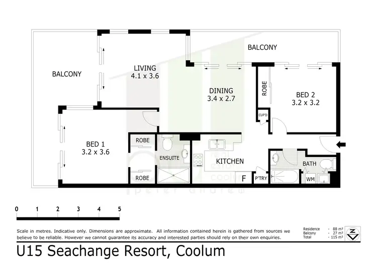 Floorplan of Homely unit listing, 15/1864-1870 David Low Way, Coolum Beach QLD 4573