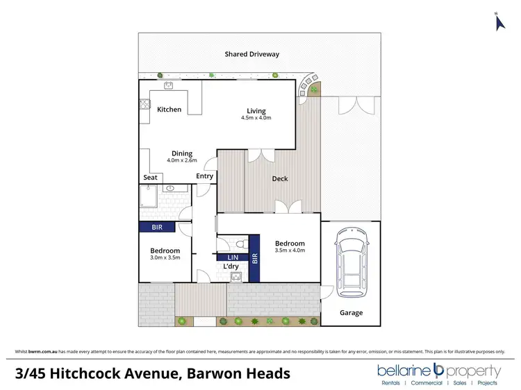 Floorplan of Homely townhouse listing, 3/45 Hitchcock Avenue, Barwon Heads VIC 3227