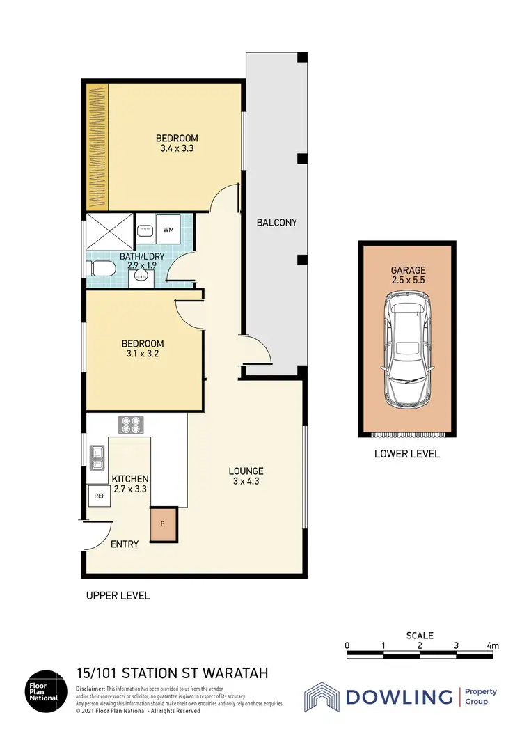 Floorplan of Homely unit listing, 15/101-105 Station Street, Waratah NSW 2298