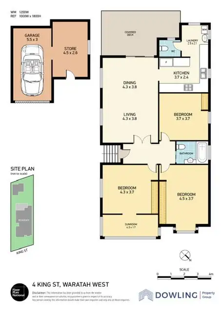 Floorplan of Homely house listing, 4 King Street, Waratah West NSW 2298