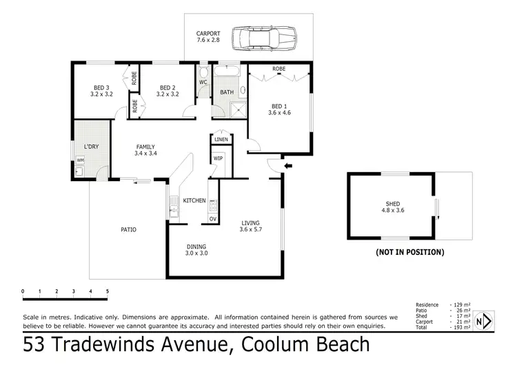 Floorplan of Homely house listing, 53 Tradewinds Ave, Coolum Beach QLD 4573