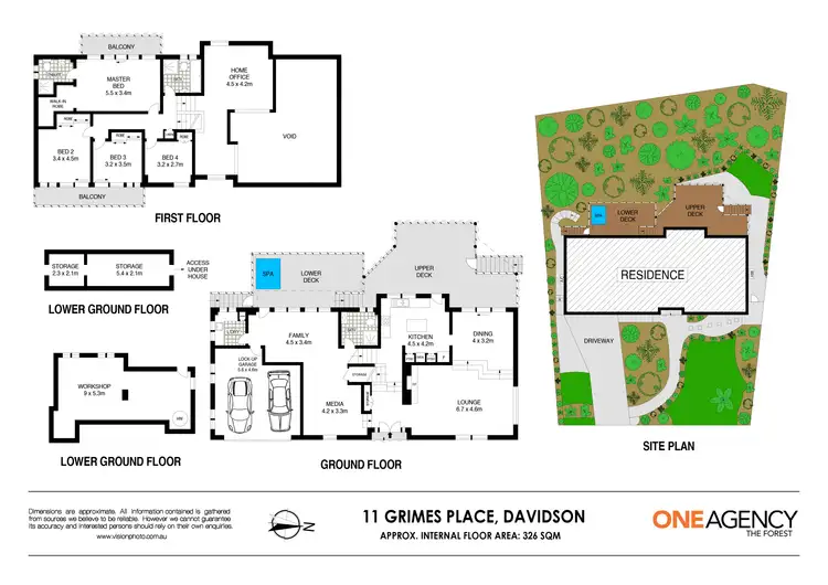 Floorplan of Homely house listing, 11 Grimes Place, Davidson NSW 2085