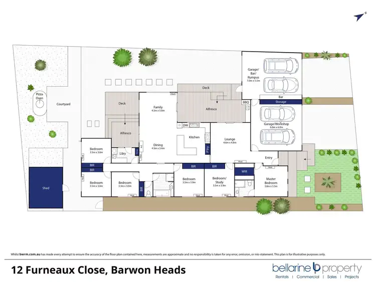 Floorplan of Homely house listing, 12 Furneaux Close, Barwon Heads VIC 3227