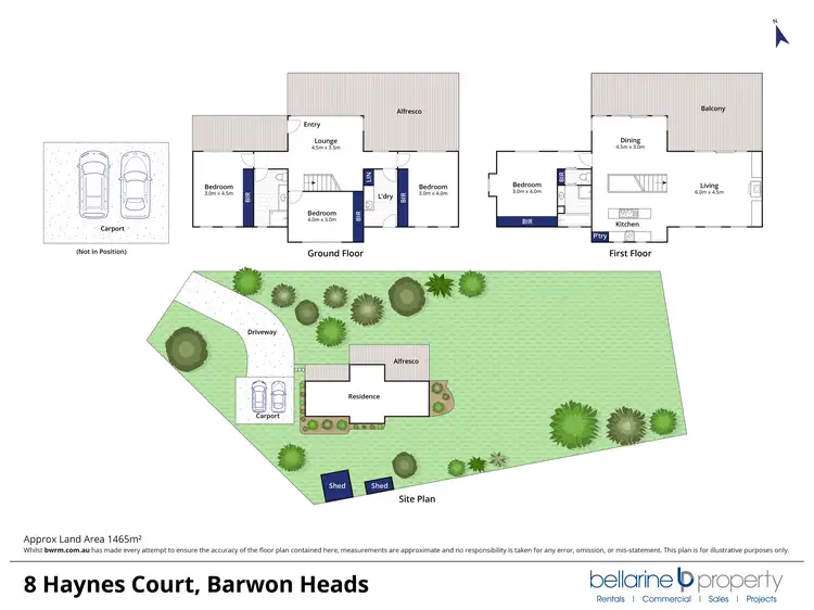 Floorplan of Homely house listing, 8 Haynes Court, Barwon Heads VIC 3227