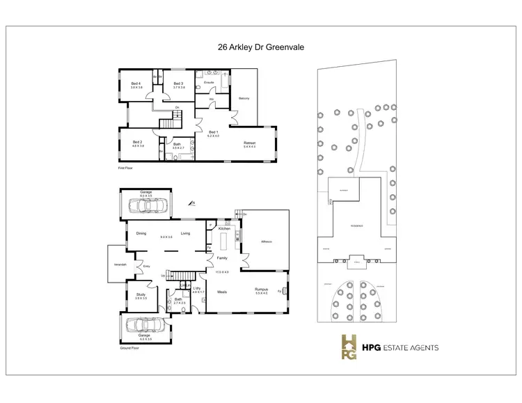 Floorplan of Homely house listing, 26 Arkley Drive, Greenvale VIC 3059