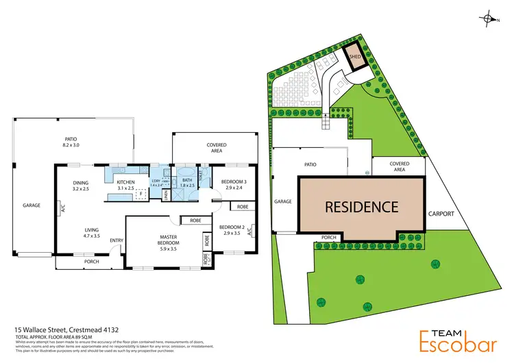 Floorplan of Homely house listing, 15 Wallace Street, Crestmead QLD 4132