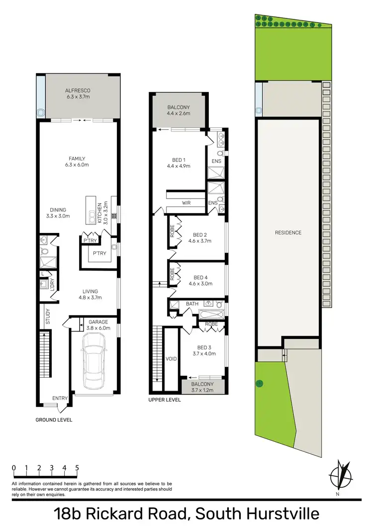Floorplan of Homely house listing, 18B Rickard Road, South Hurstville NSW 2221