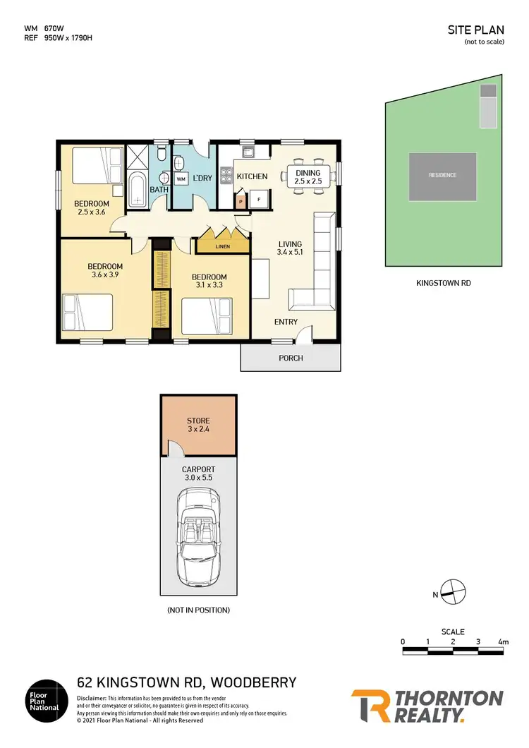 Floorplan of Homely house listing, 62 Kingstown Road, Woodberry NSW 2322