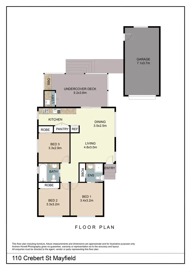 Floorplan of Homely house listing, 110 Crebert Street, Mayfield NSW 2304
