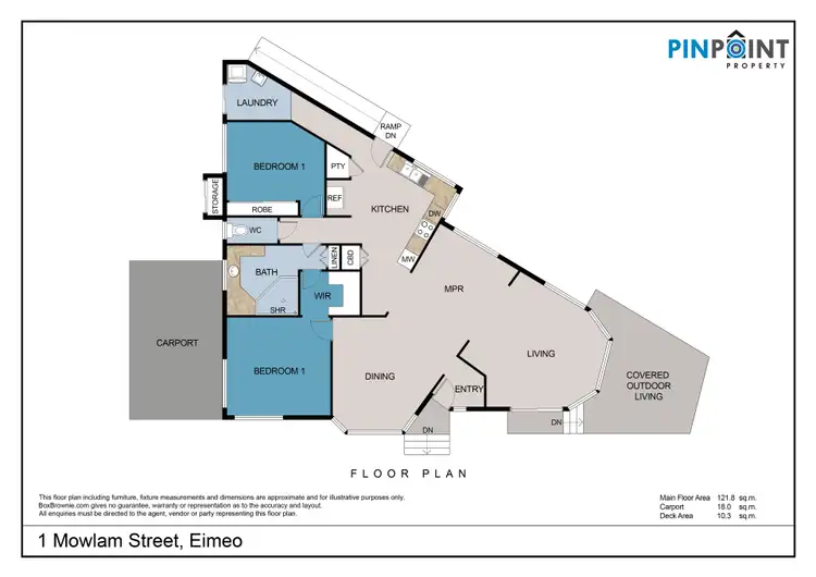 Floorplan of Homely house listing, 1 Mowlam Street, Eimeo QLD 4740