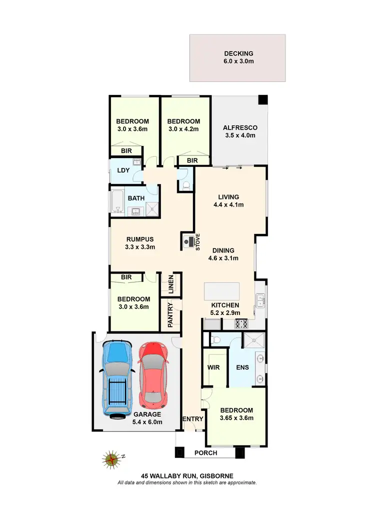 Floorplan of Homely house listing, 45 Wallaby Run, Gisborne VIC 3437