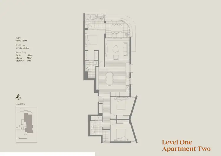 Floorplan of Homely apartment listing, 102/95 Evans Street, Shenton Park WA 6008