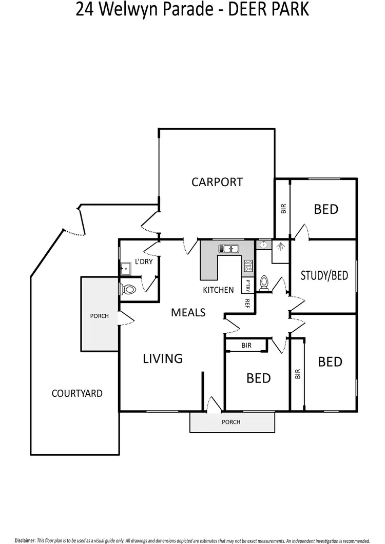 Floorplan of Homely house listing, 24 Welwyn Parade, Deer Park VIC 3023