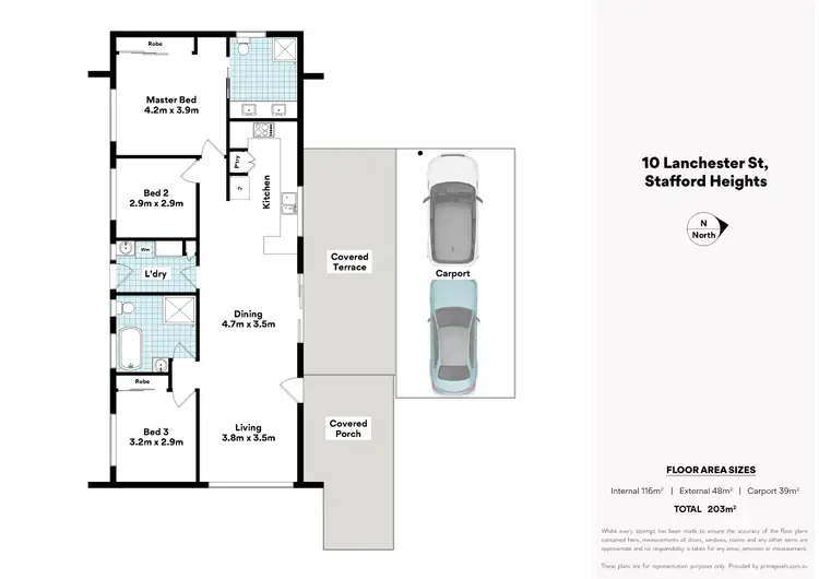 Floorplan of Homely house listing, 10 Lanchester Street, Stafford Heights QLD 4053