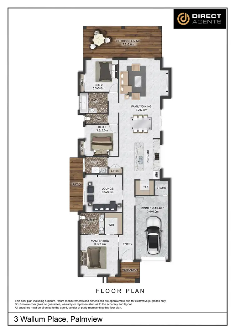 Floorplan of Homely house listing, 5 Wallum Place, Palmview QLD 4553